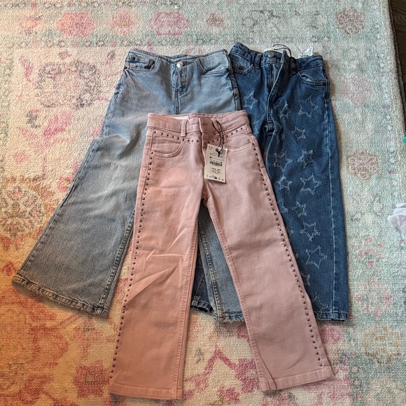 Zara Other - Zara Kids Jeans - Light Blue, Dark Blue, Pink